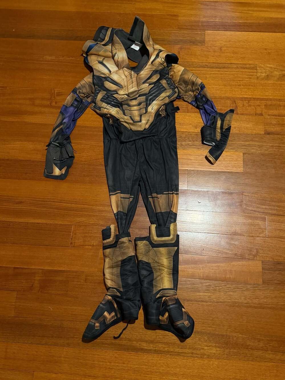 Marvel Avengers Endgame Thanos Costume Kids Small Rubies Halloween Incomplete